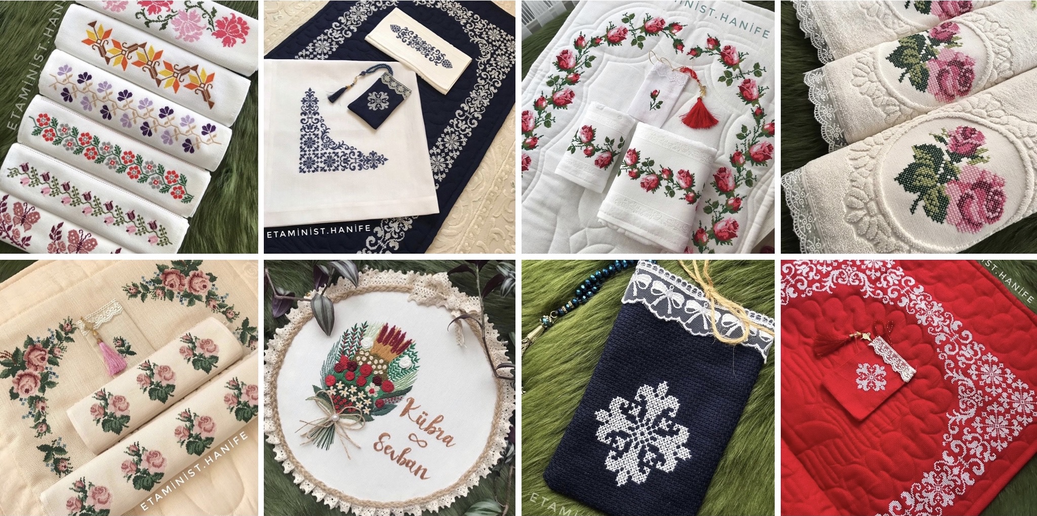 BAKMALARA DOYAMAYACAĞINIZ KANAVİÇE / ETAMİN iŞLEME MODELLERİ