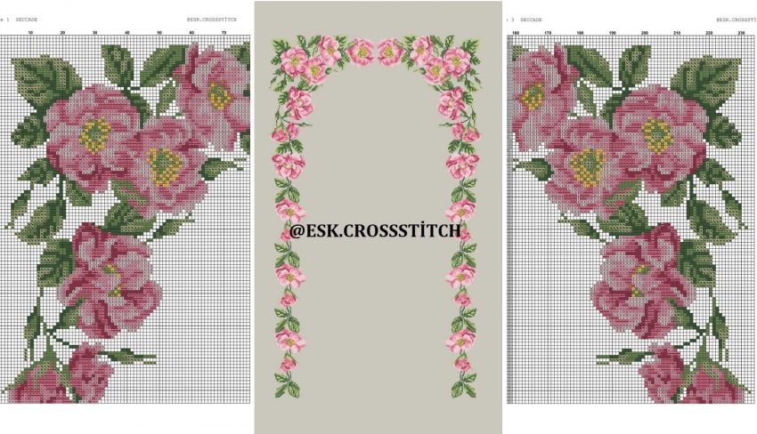 ETAMİN SECCADE ŞABLONLARI