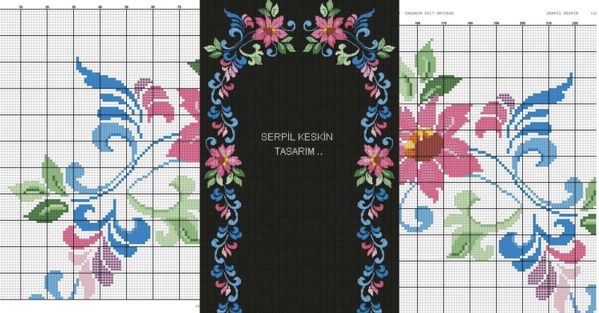 KANAVİÇE / ETAMİN SECCADE ŞABLONLARI