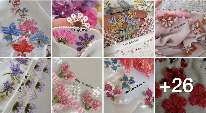 Zarif Hanımların Tercihi Zarif İğne Oyası Modelleri