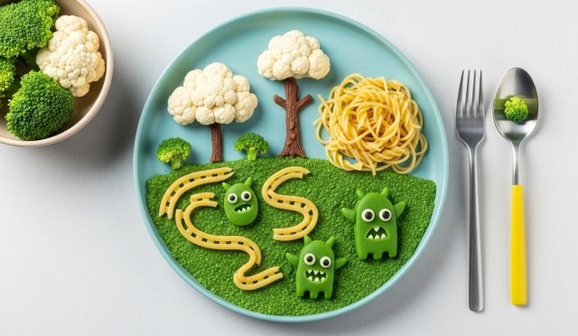 yemek seçen çocuklar